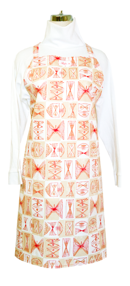 エプロンRed L ポケットなし