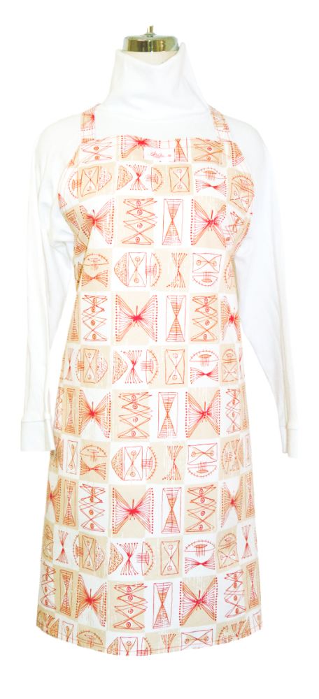 エプロンRed L ポケットなし