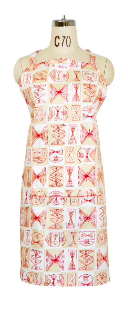 エプロンRed L ポケットあり