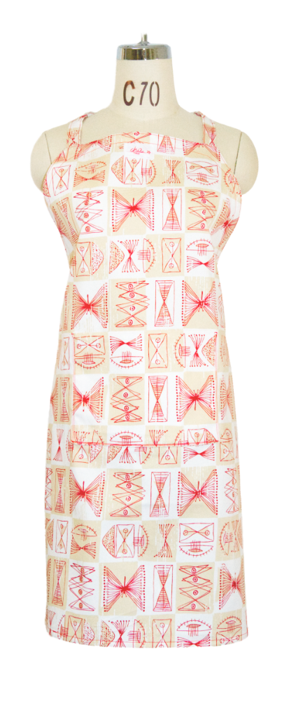 エプロンRed L ポケットあり