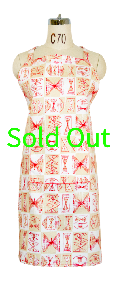 エプロン Red L ポケットあり