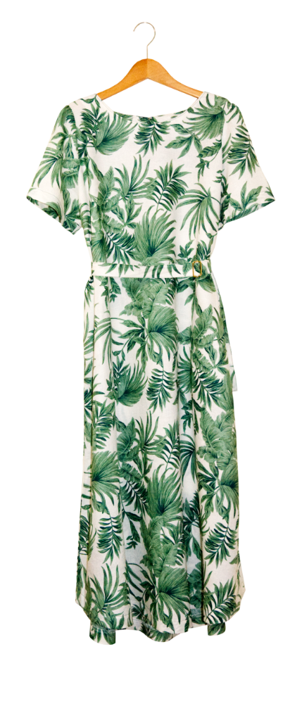 Summer Onepiece Natural Green LL
