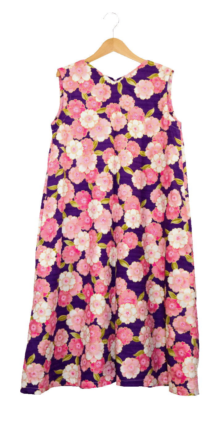 夏ストライプワンピース3