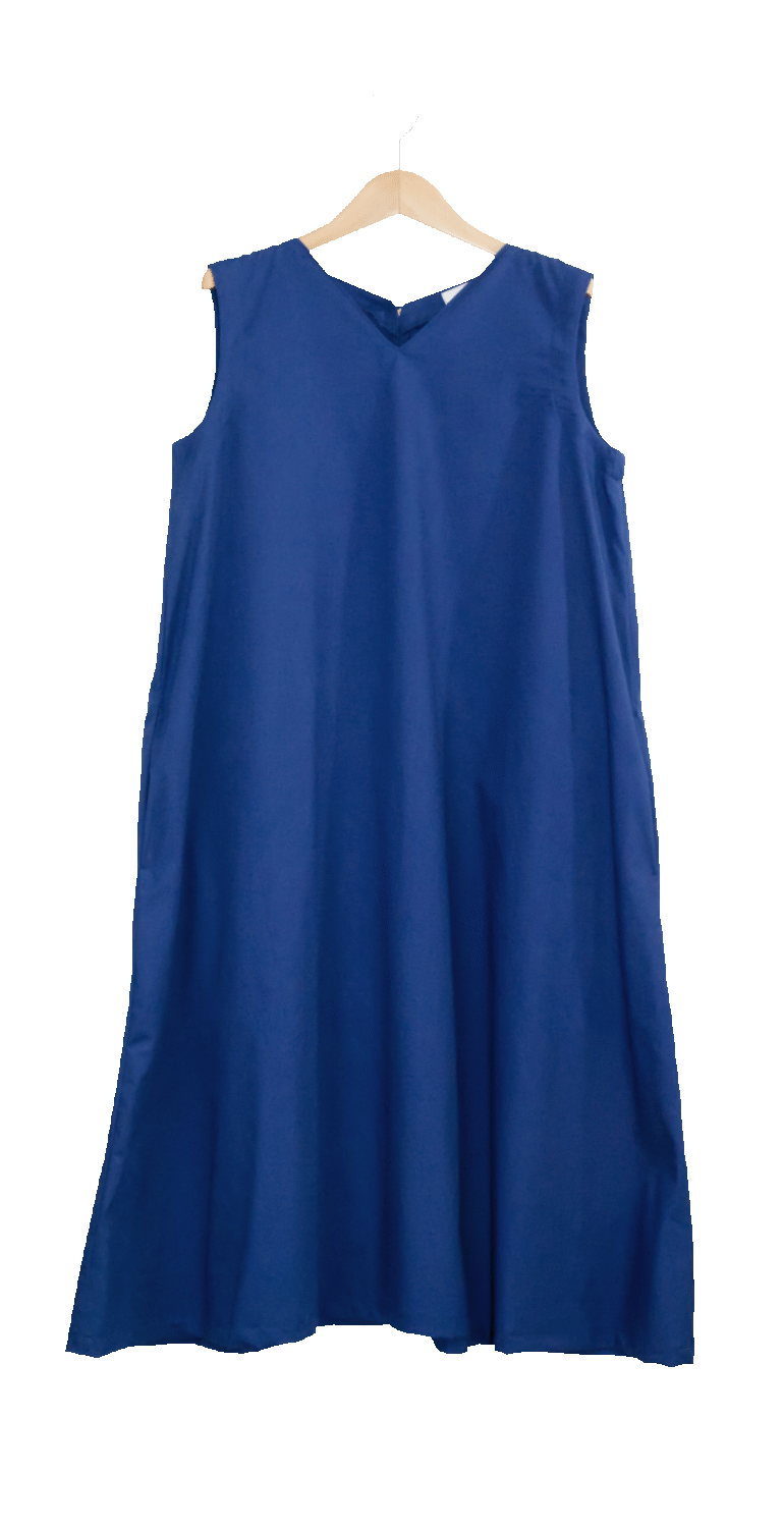 夏ストライプワンピース3