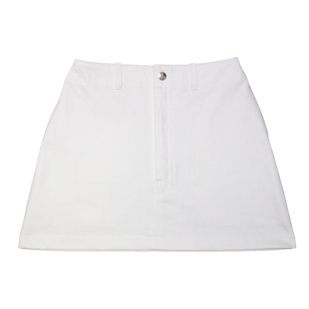 White Denim Skirt73-99
