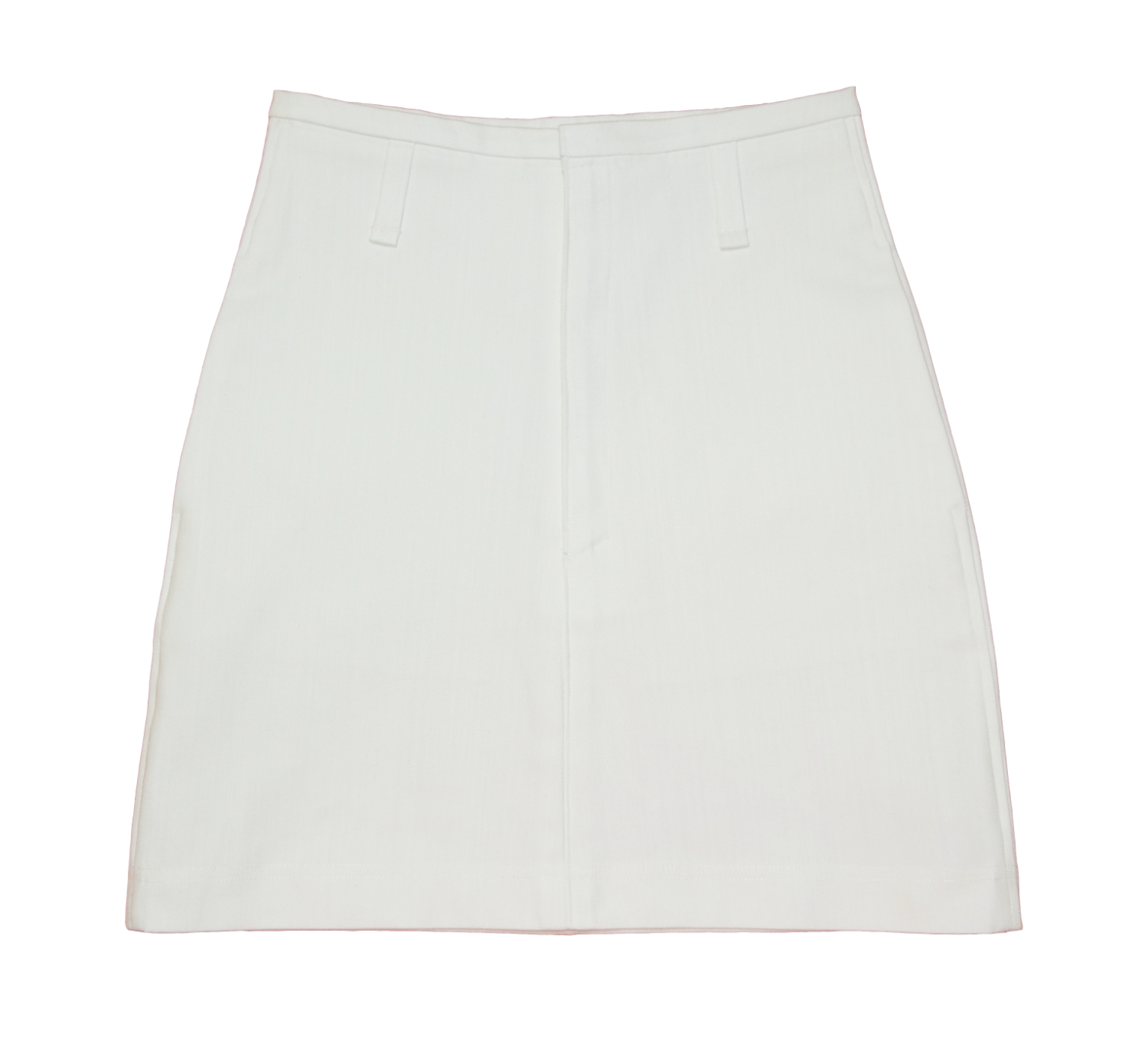 White Stretch Denim Skirt 67A