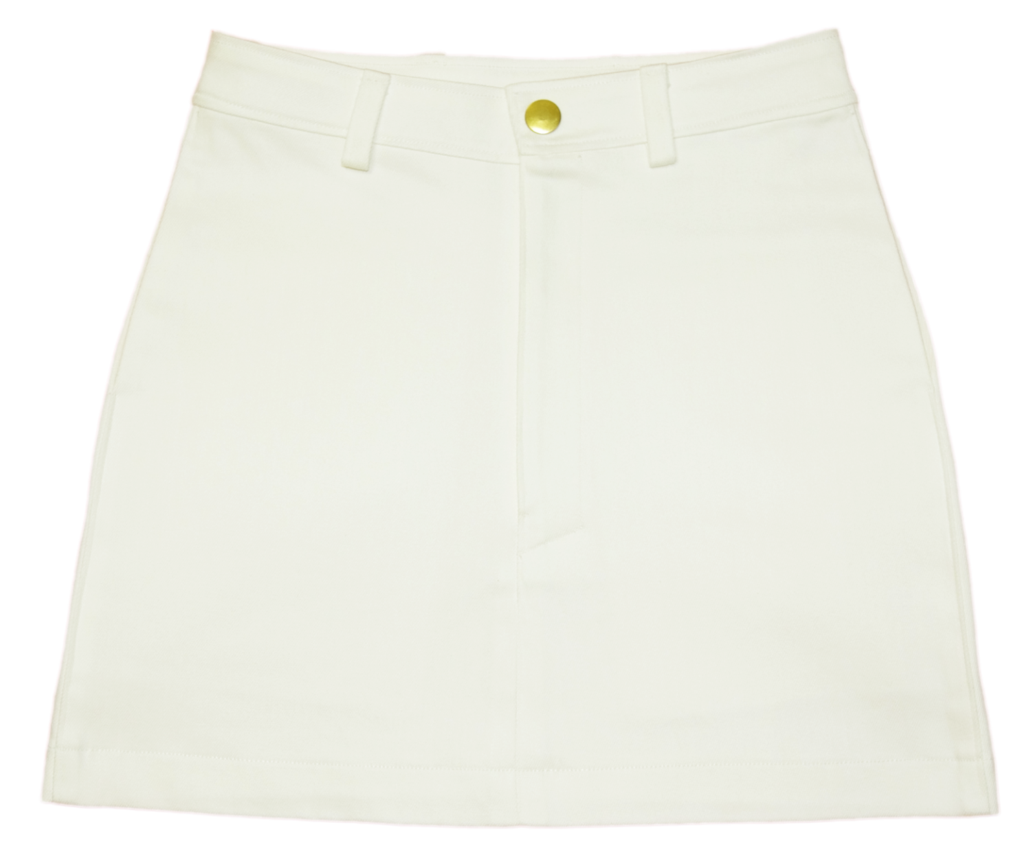 ホワイトデニムストレッチミニスカート72