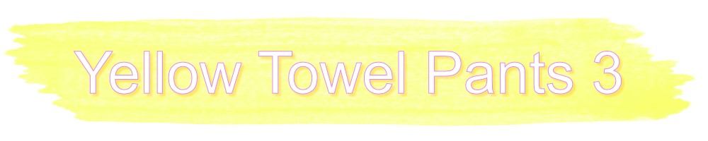 Yellow Towel Pants 3