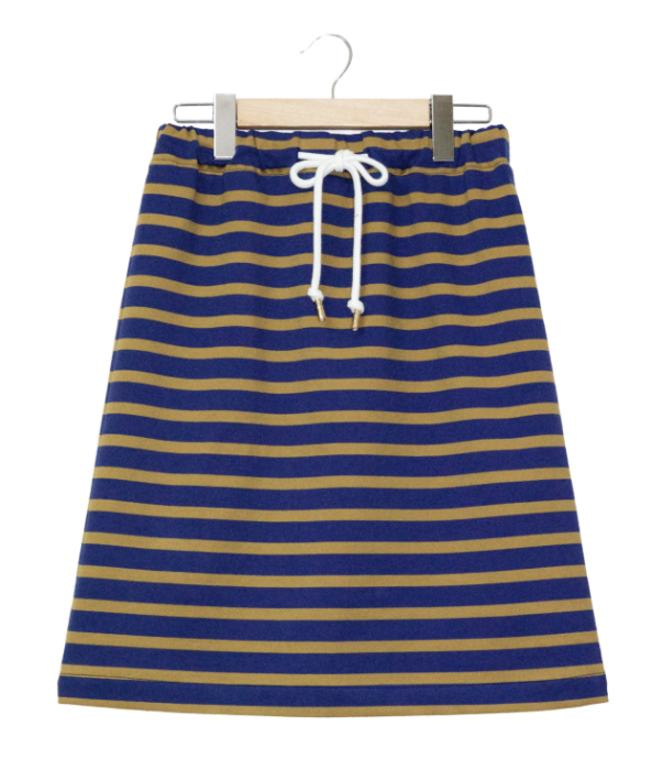 ボーダー柄ニットスカート70