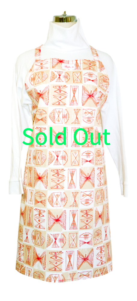 エプロン Red L ポケットなし